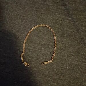 Gold Rope Bracelet